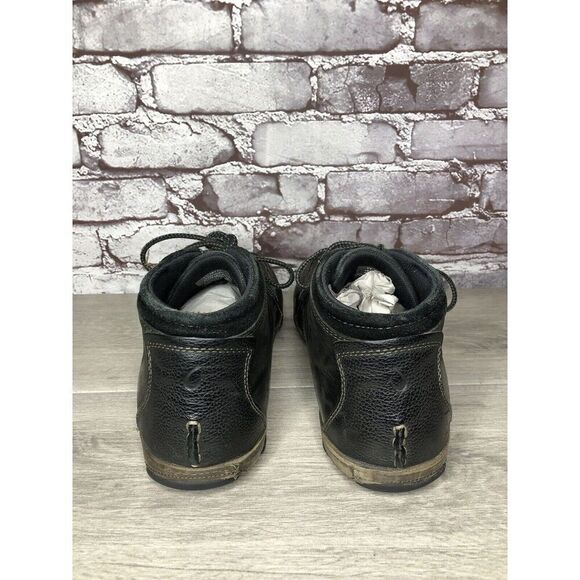 OluKai Hamakua Chukka Black Leather Lace Up Boots Men Sz 9.5M US/42EU 10304-4063 main image 2